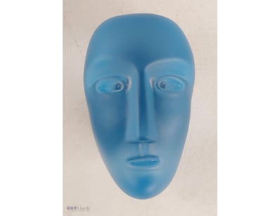 KOSTA BODA BLUE HEAD PAPPER WEIGHT.

488601+4

