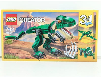 LEGO Creator 3-in-1 set #31058 featuring a buildab...