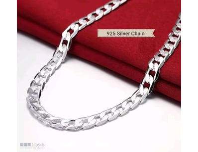 925 SILVER CUBAN LINK UNISEX CHAIN        

Condit...