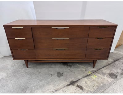Chest Of Drawers, Dark Brown w Golden Handles 
Ap...