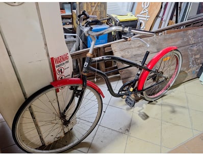 Bicycle, Black & Red Finish

