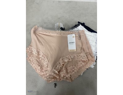 Lot Of women’s high brief underwear. lace. White c...