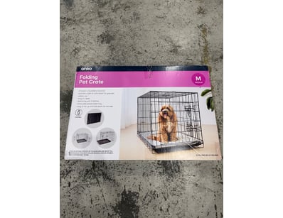 Anko brand Medium folding pet crate, model dimensi...