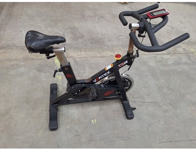 Vortex V1000 stationary exercise bike in black wit...