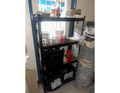 Industrial Racking ONLY

Note: All contents curren...