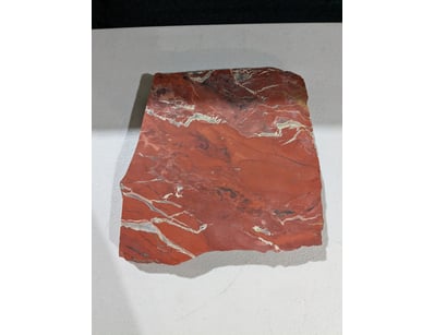 Red Agate Stone Block from Africa

