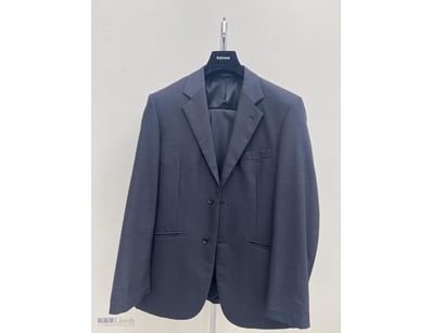 VARCE ITALIA 2 PIECE POLY WOOL MEN SUIT REGULAR FI...
