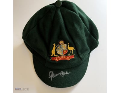 ALLAN BORDER SIGNED REPLICA AUSTRALIA TEST CAP 

A...
