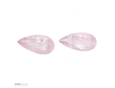 4.80CT TSW X 2, NATURAL MORGANITES     

Pear Cut,...