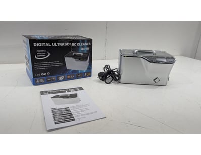 Digital Ultrasonic Cleaner model CDS-100 featuring...