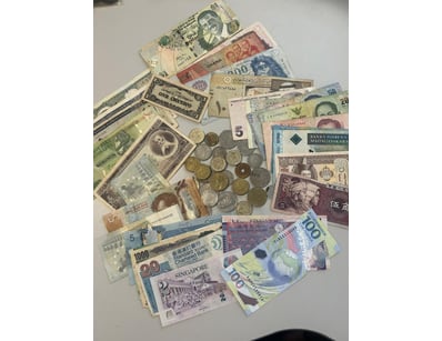 UNRESERVED Banknotes & Coins (A991) - Lot 2021