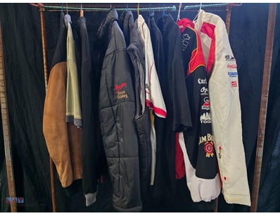 COLLECTION OF JIM BEAM CLOTHING

Condition: Fair -...