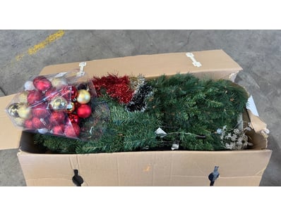 Christmas tree and baubles