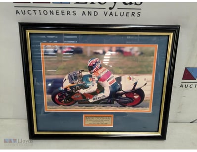 FRAMED MICK DOOHAN 5-TIMES FORMULA ONE (500CC) CHA...