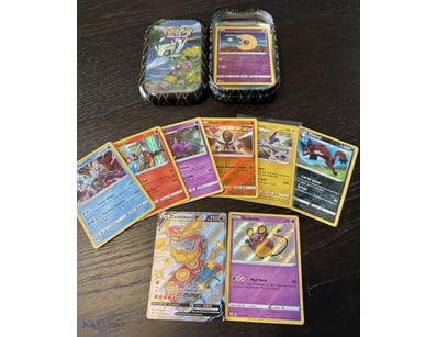 ASSORTED POKÉMON CARDS INCLUDING HOLOS, V, & MORE....