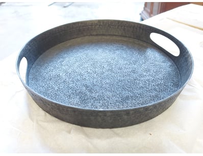 RRP $180 BOX LOT - QTY 4 x  Nova Round Metal Trays...