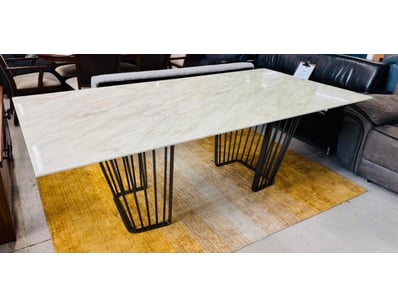 Dining Table, Marble with steel frame

Approx Di...