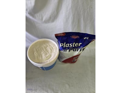 Plaster Powder And Mapei Ff130 Grout