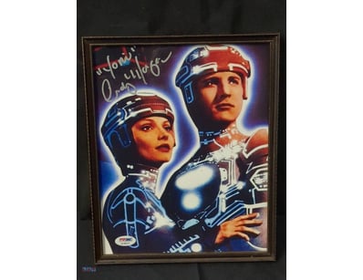 THIS SIGNED PHOTO FEATURES CINDY MORGAN, WHO PLAYE...