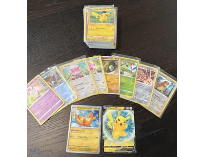 ASSORTED BULK POKÉMON CARDS INCLUDING HOLOS, V & M...