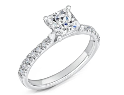 Luxury Platinum Diamond Engagement Ring Collection - Lot 10