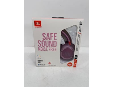 JBL JR460NC Kids' Wireless Headphones in Purple. F...