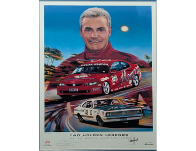 OLDEN LEGENDS PETER BROCK AND MONARO LIMITED EDITI...