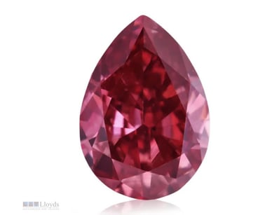 0.07CT AUSTRALIAN PEAR PINK ARGYLE ORIGIN DIAMOND ...