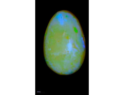 9.3 CARATS ANDAMOOKA WHITE OPAL. SMOOTH OVAL CUT S...