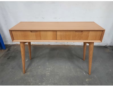 Hall Table With Drawers, Timber Style, Natural 

D...