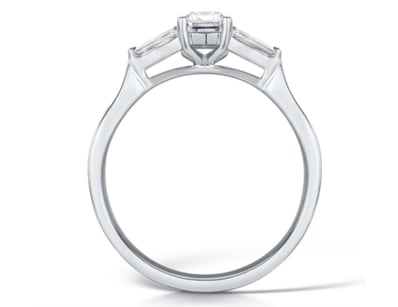 Luxury Platinum Diamond Engagement Ring Collection - Lot 21