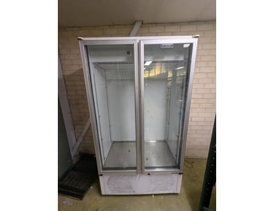 "Upright Display Refrigerator - Orford FM30F, whit...