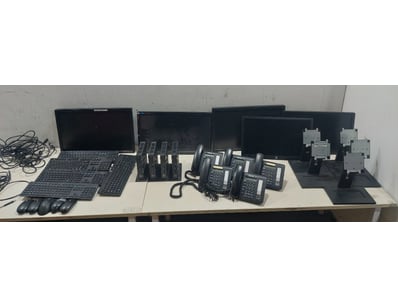 Office Equipment Lot, includes monitors,keyboards ...