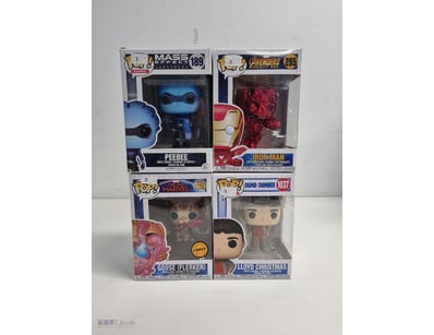 LOT OF FOUR FUNKO POP VINYL FIGURES - MASS EFFECT,...