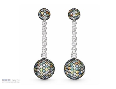 NATURAL SRI LANKAN SAPPHIRE EARRINGS ON 925 SILVER...