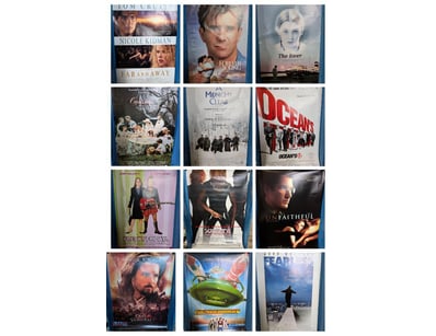COLLECTION OF MOVIE POSTERS, INCLUDING FREAKY FRID...