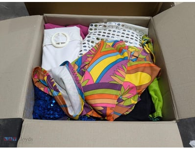 Costumes Assorted Adults Costumes, Qty to box 

So...