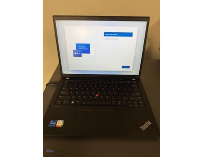 Lenovo ThinkPad T14s Gen 4 laptop in black finish....