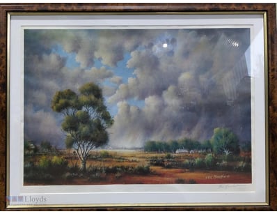 ERIC MINCHIN (1928 - 1994)

Lithograph On Paper

T...