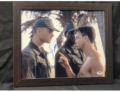 THIS FRAMED PHOTOGRAPH CAPTURES A ICONIC MOMENT FR...