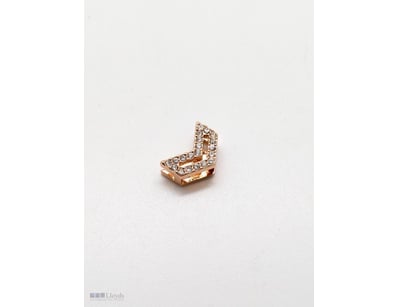 COLLECTION OF ROSE GOLD COLOURED BRACELET CHARMS
...
