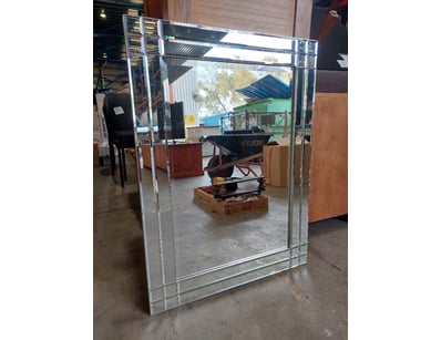 Mirror, Silver Coloured Framing

Dimensions: H103c...