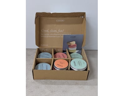 Shampoo bars, Cooki, haircare, fragrances include ...