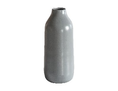 RRP: $104, Lamar Vase Grey 130x130x200mm, 50594134...
