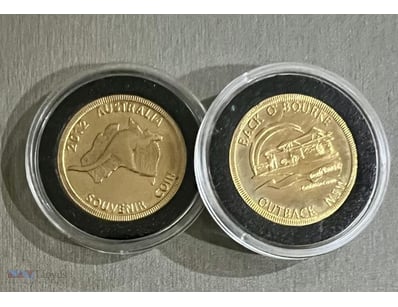 2012-OUTBACK NSW BACK TO BOURKE GOLD PLATED KANGAR...