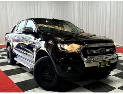 <b>2015 Ford Ranger PX XLT Dual Cab Utility - Blac...