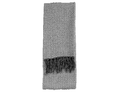 RRP: $620, Ballia Metallic Throw Grey 1300x1700mm,...