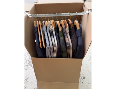 Assortment of menswear collection comprising 11 sh...