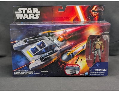 STAR WARS REBELS Y-WING SCOUT BOMBER WITH KANAN JA...