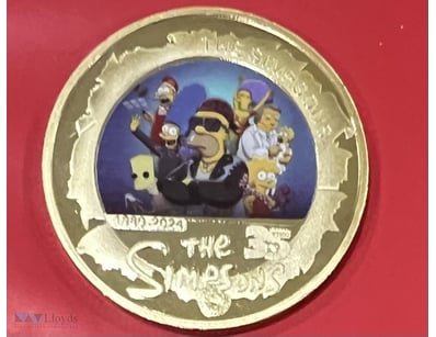 2024 SIMPSON GOLD PLATED MEDALLION SCARCE  



294...